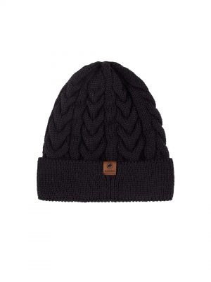 Black Valbella Beanie - Stylefav