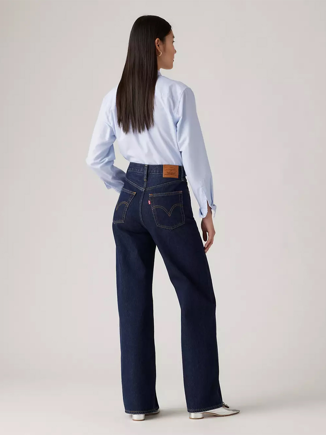 Shaded View Ribcage Wide Leg Jeans - Stylefav