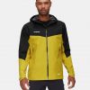 Men's Convey Tour HS Aura-Black Goretex Hooded Jacket - Stylefav