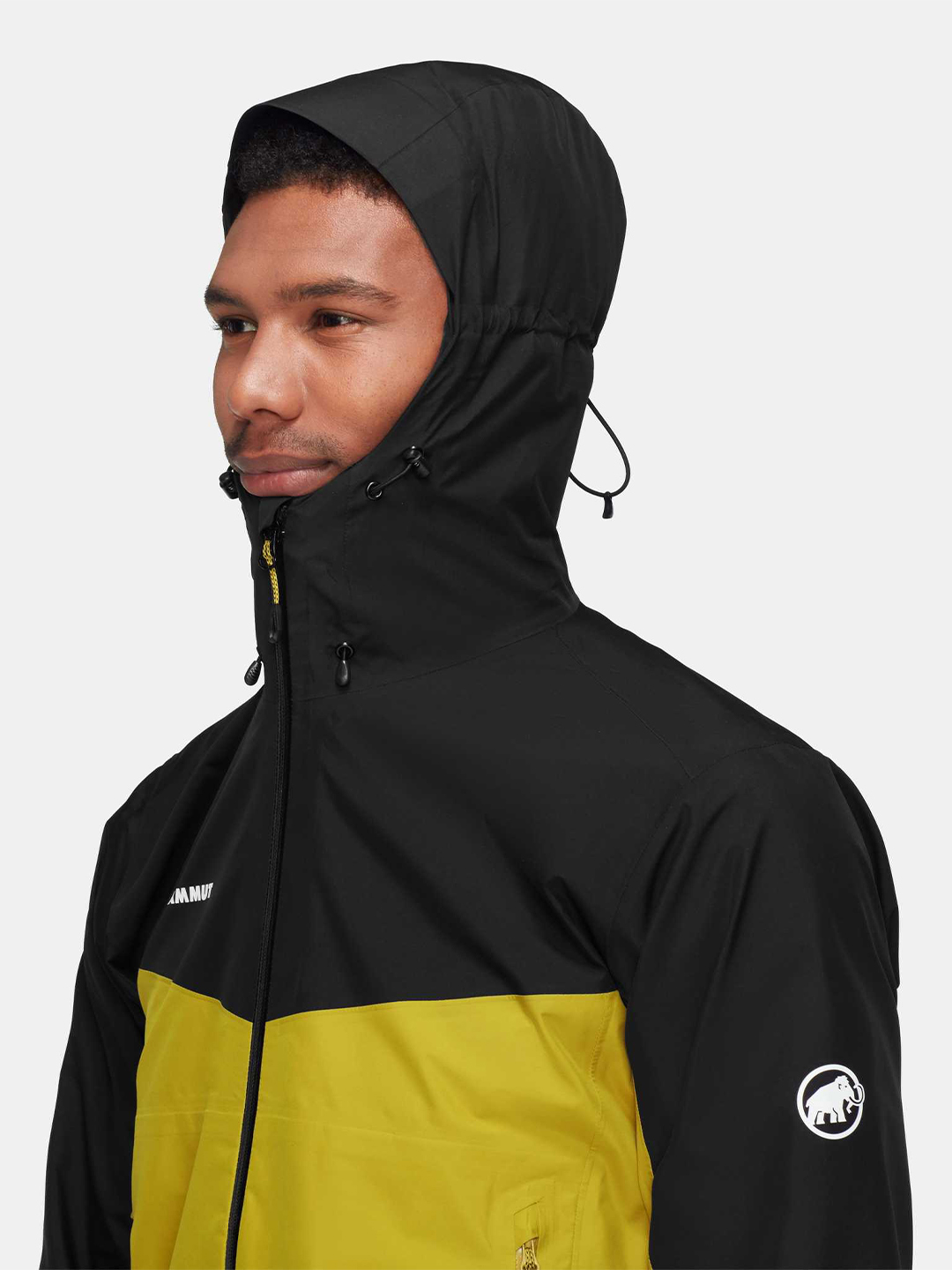 Men's Convey Tour HS Aura-Black Goretex Hooded Jacket - Stylefav