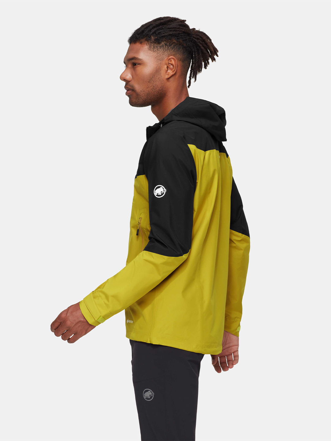 Men's Convey Tour HS Aura-Black Goretex Hooded Jacket - Stylefav