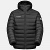 Waymarker IN Men's Black Hooded Jacket - Stylefav