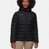 Waymarker IN Women's Black Hooded Jacket - Stylefav