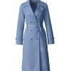 Blaire Sky Ultra-Light Packable Trench Coat - Stylefav
