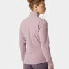 Women's Purple Clay Daybreaker Fleece Jacket - Stylefav