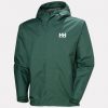 Men's Jungle Green Seven J Rain Jacket - Stylefav