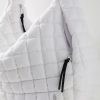 Optic White Quilted Carryall Bag - Stylefav