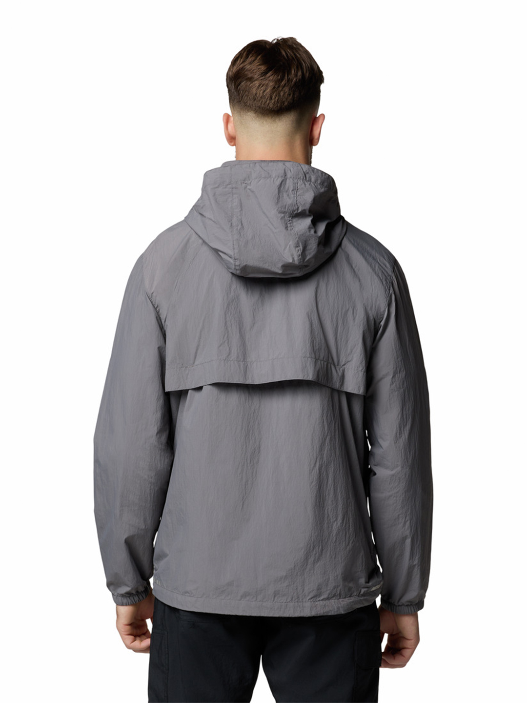 City Grey Loop Basin Windbreaker - Stylefav