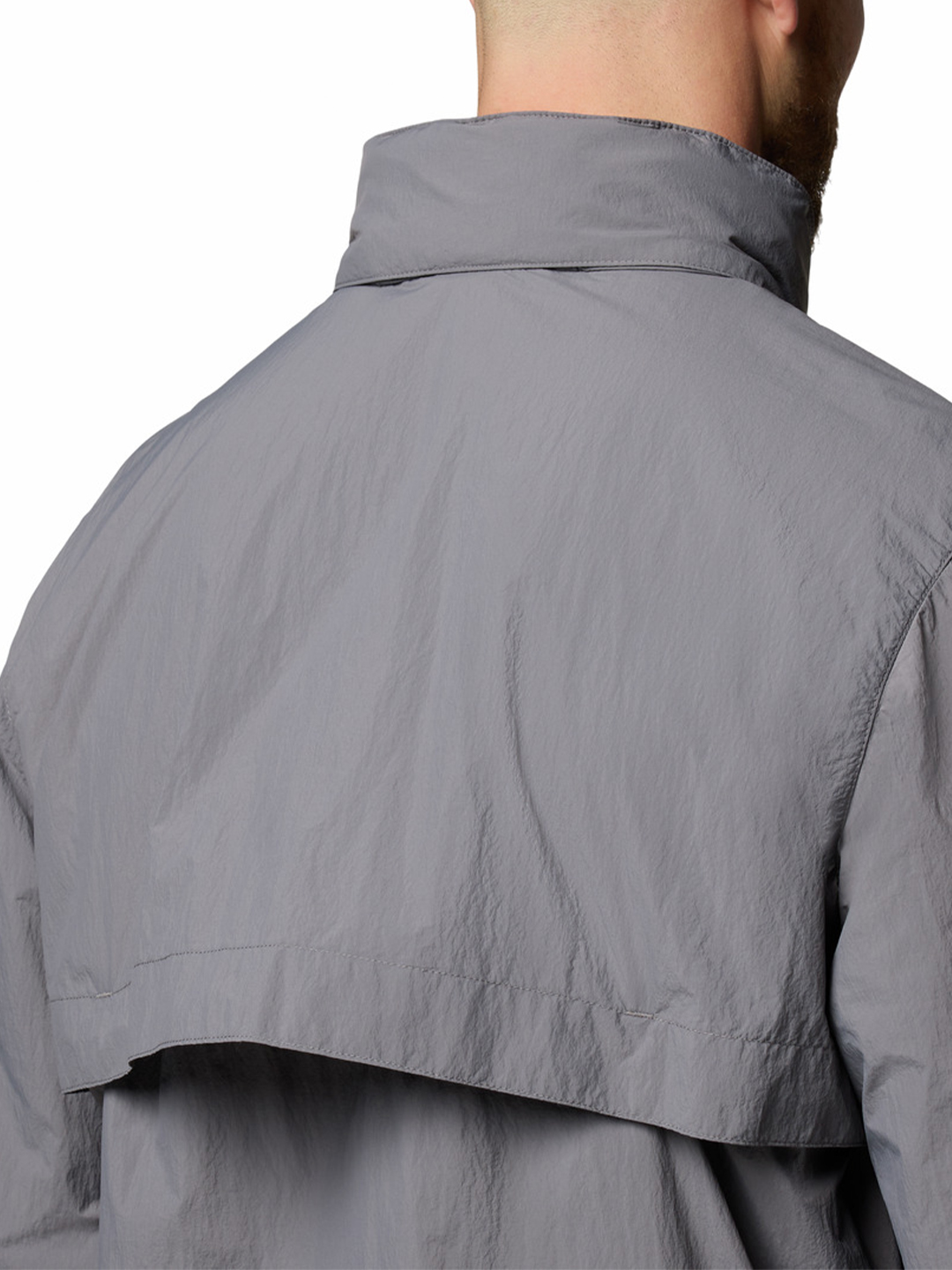 City Grey Loop Basin Windbreaker - Stylefav