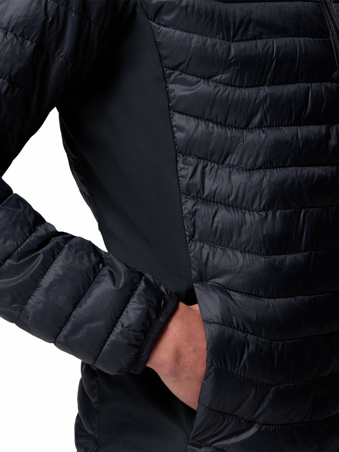 Men's Powder Pass Hybrid Hooded Jacket - Stylefav