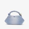Faded Denim Ganni Small Bou Bag - Stylefav