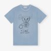 Re-cut Bunnies Cotton Jersey Relaxed T-Shirt - Stylefav
