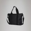 Black Waterproof Micro Tote Bag - Stylefav