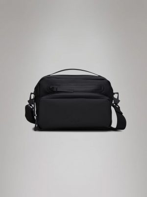 Black Cargo Box Waterproof Crossbody Bag - Stylefav