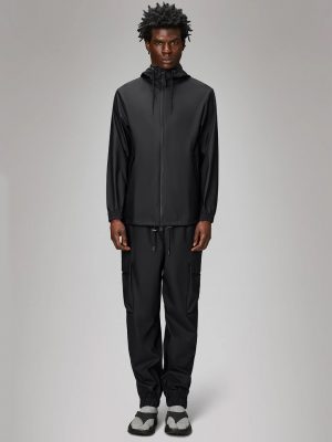 Black Storm Breaker Rain Jacket - Stylefav