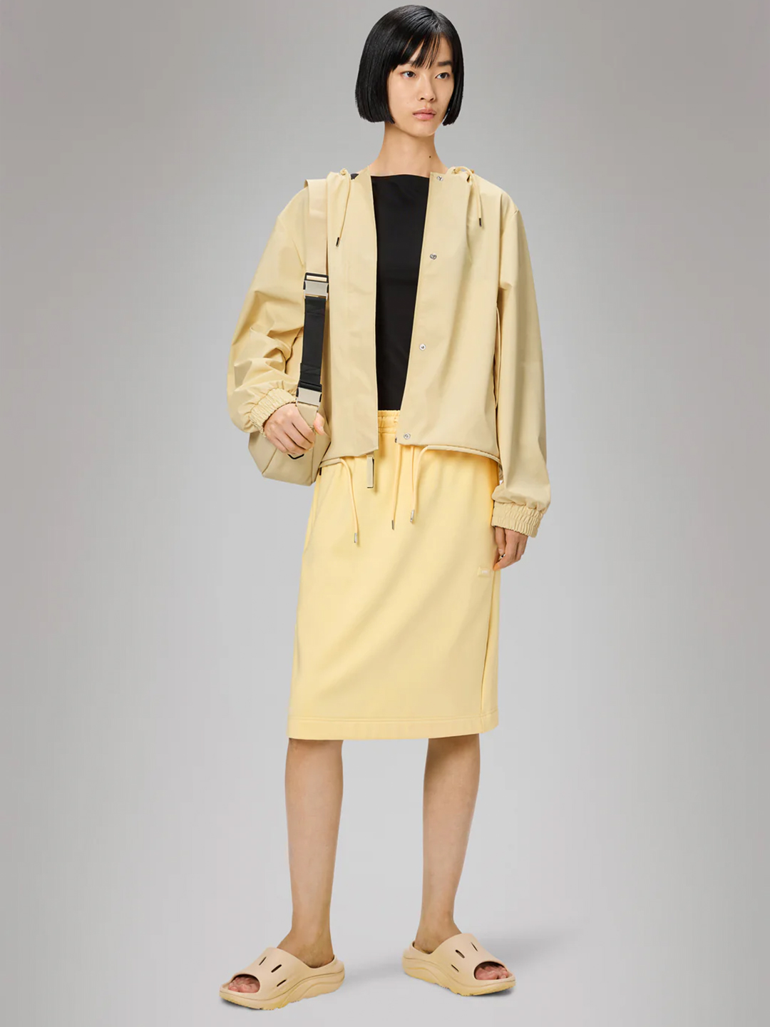 Women's Gleam Short Rain String Jacket - Stylefav