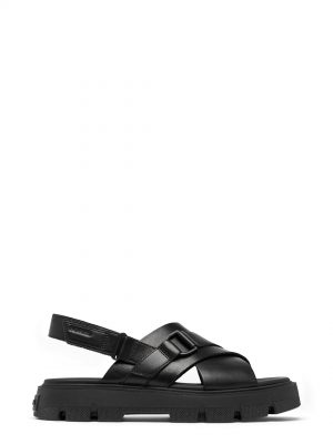 Black Rein CB Crisscross Sandals - Stylefav