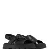 Black Rein CB Crisscross Sandals - Stylefav