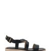 Lynn Leather Flatform Espadrille Sandals - Stylefav