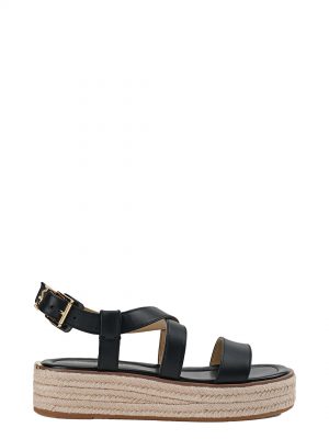 Lynn Leather Flatform Espadrille Sandals - Stylefav