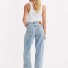 Fan Flare Baggy Dad Jeans - Stylefav