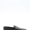 Black Lena Collapsible-Heel Loafers - Stylefav