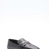 Black Lena Collapsible-Heel Loafers - Stylefav