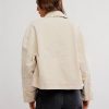 Antique Ivory Sally Canvas Jacket - Stylefav