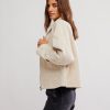 Antique Ivory Sally Canvas Jacket - Stylefav