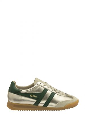 Gold Torpedo Glimmer Sneakers - Stylefav