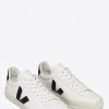 Men’s Campo White and Black O.T. Leather Low Top Sneakers - Stylefav