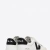 Women’s Recife White and Black O.T. Leather Velcro Sneakers - Stylefav