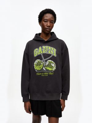 Isoli Cherries Oversized Hoodie - Stylefav