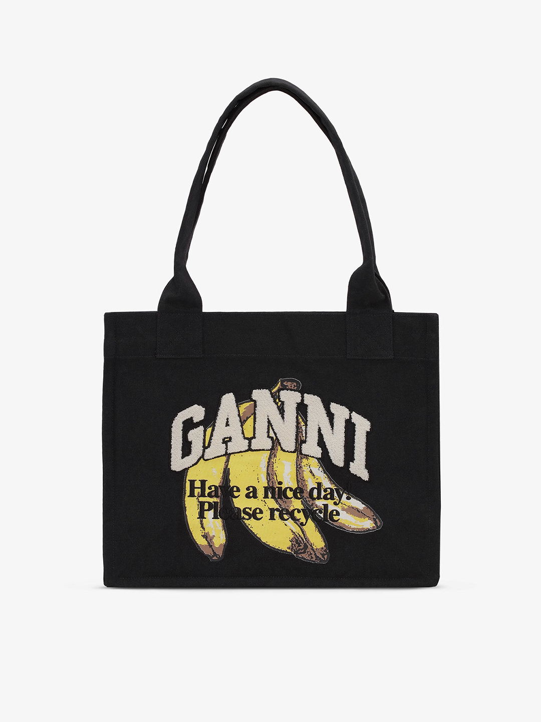 Large Easy Shopper Banana Print Bag - Stylefav
