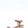 Mandy Brown Leather Mid Sandals - Stylefav