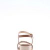 Mandy Brown Leather Mid Sandals - Stylefav