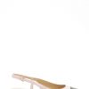Black Soft Pink Perla Flex Flat Slingback Sandals - Stylefav