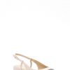 Black Soft Pink Perla Flex Flat Slingback Sandals - Stylefav