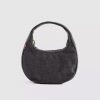 Black Mid Wash Baby Brooklyn Shoulder Bag - Stylefav