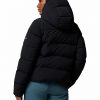 Amaze Puff Black Hooded Down Jacket - Stylefav