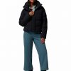 Amaze Puff Black Hooded Down Jacket - Stylefav