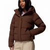 Amaze Puff Tobacco Hooded Down Jacket - Stylefav