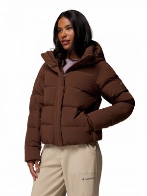 Amaze Puff Tobacco Hooded Down Jacket - Stylefav