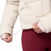 Amaze Puff Dark Stone Hooded Down Jacket - Stylefav