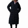 Women's Amaze Puff Black Long Hooded Jacket - Stylefav