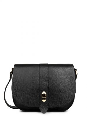 Black Top Double Shoulder Bag - Stylefav