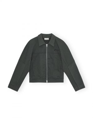 Heavy Terry Jersey Bomber Jacket - Stylefav