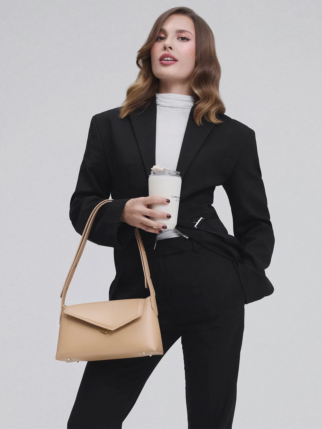 Beige Fonce Zoé Shoulder Bag - Stylefav