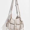 Pearl Leigh Distressed Leather Tote Bag - Stylefav
