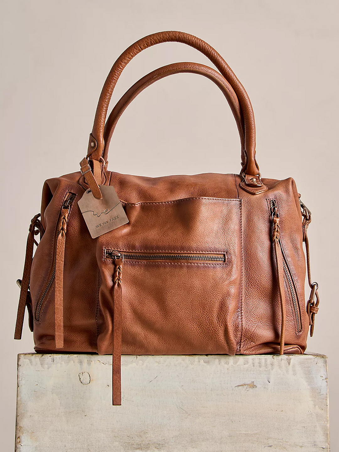 Saddle Emerson Leather Tote Bag - Stylefav